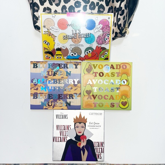 Catrice Villains Evil Queen Eyeshadow Palette, wet n wild Sesame Street & BH - Picture 1 of 6
